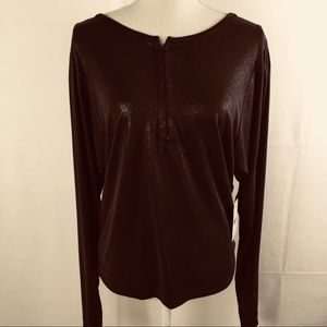 NWT Free People Long Sleeve Black Woman’s S
